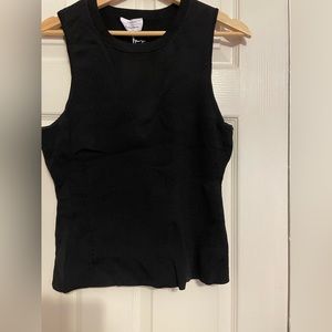 & other stories knit top sleeveless black